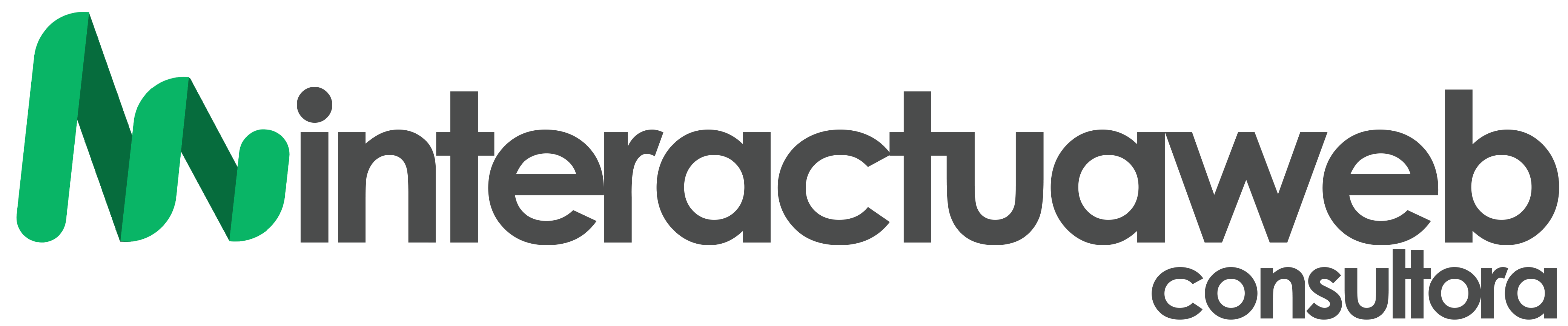 logo interactuaweb gris